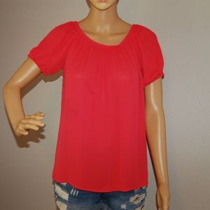 BUNDLE 3 for $15 Loft Orange LIKE NEW Top